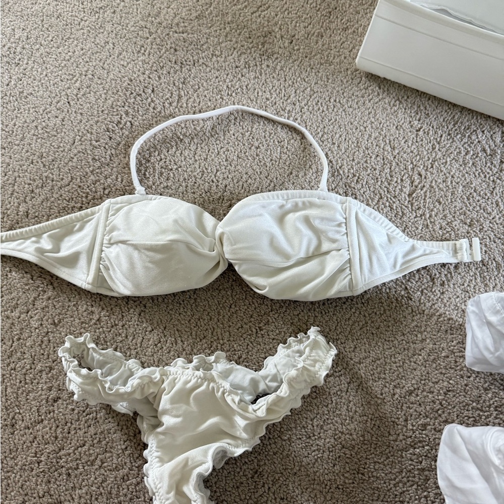 Seafolly White Bikini Set